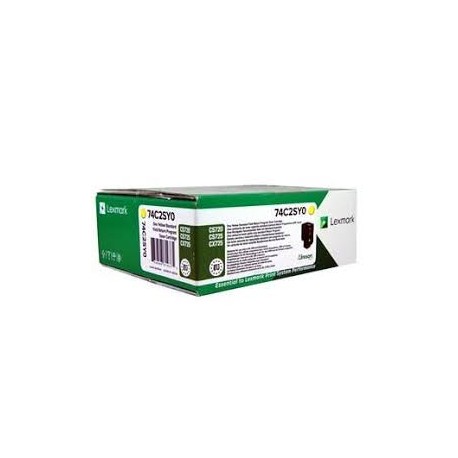 TONER LEXMARK CS720 AMARILLO